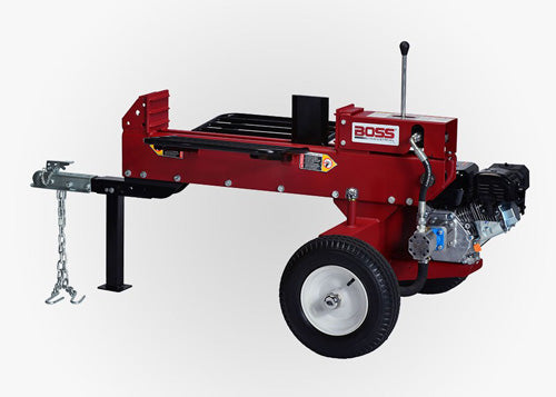 VIDEO DE FUNCIONAMIENTO DEL TRONZADOR DE LEÑA A GAS DE DOBLE ACCIÓN BOSS DE 16 TONELADAS