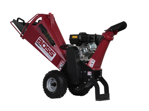 4 Inch 7hp Gas Briggs & Stratton Powered Chipper Shredder with Dual Belt Drive