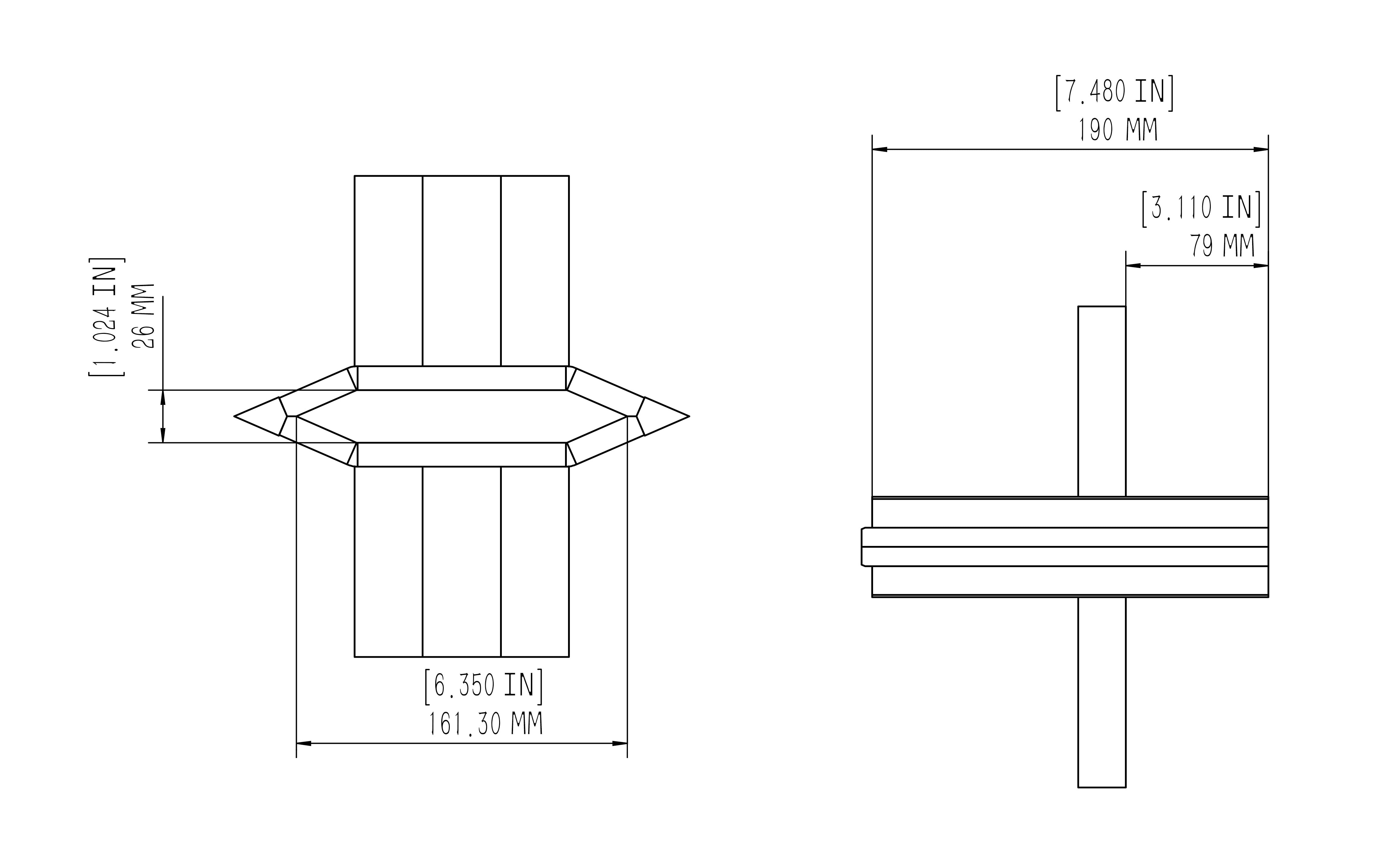 Boss Industrial 4- Way Wedge (Compatible Models: GD20T24)