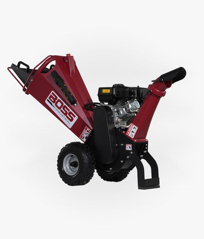 4 Inch 7hp Gas Briggs & Stratton Powered Chipper Shredder with Dual Belt Drive