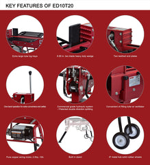 10 Ton Electric Log Splitter