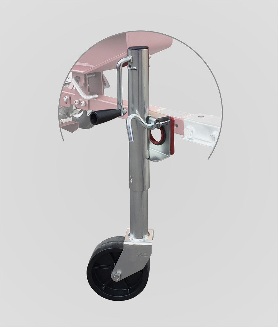 Boss Industrial Wheeled Trailer Jack Stand for Log Splitter - Compatible Models: GB series, WD series