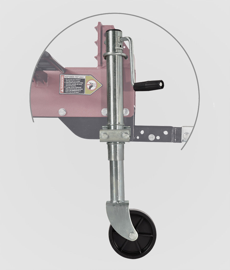 Boss Industrial Wheeled Trailer Jack Stand for Log Splitter - Compatible Models: GD20T24