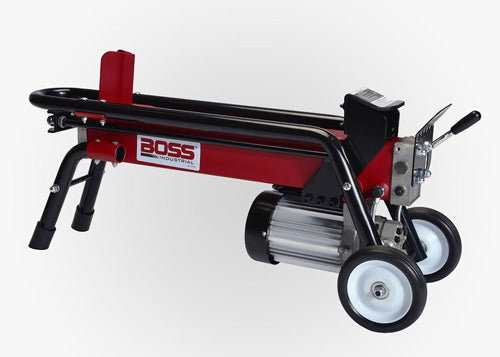 BOSS 7 TON DUAL ACTION ELECTRIC LOG SPLITTER OPERATIONAL VIDEO