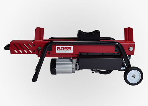 BOSS 8 TON DUAL ACTION ELECTRIC LOG SPLITTER OPERATIONAL VIDEO