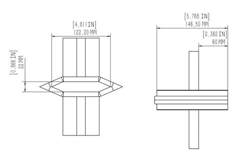 Boss Industrial 4- Way Wedge (Compatible Models: ED10T20)