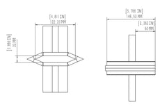 Boss Industrial 4- Way Wedge (Compatible Models: ED10T20)