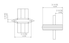 Boss Industrial 4- Way Wedge (Compatible Models: ED16T21, GD16T21, 3PT16T21)