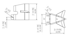 Boss Industrial 4- Way Wedge (Compatible Models: Boss Industrial Gas 27 Ton, 32 Ton, and 37 Ton Log Splitters)