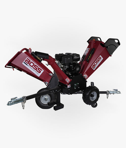 5 Inch 15hp Gas Briggs & Stratton Powered Chipper Shredder with Electric Start