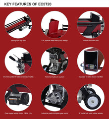5 Ton Electric Log Splitter