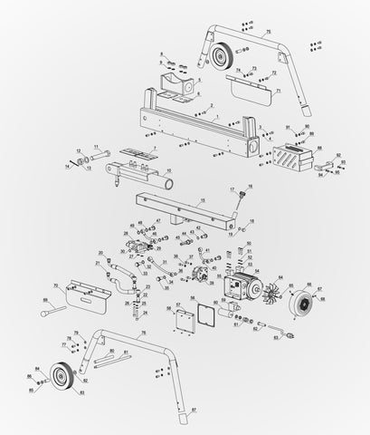 Boss Industrial 8 Ton Electric Log Splitter Parts (ED8T20)